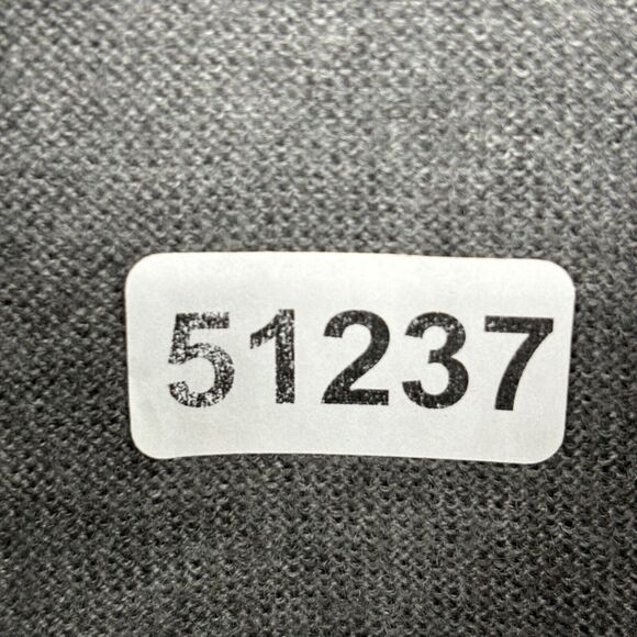 VALDA COLLECTION Sweater Mens S Pure Wool Pullover Knit Jumper Basic Gray Italy - Picture 14 of 14